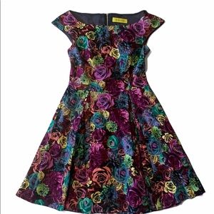 Summer party fit and flair dress size 8